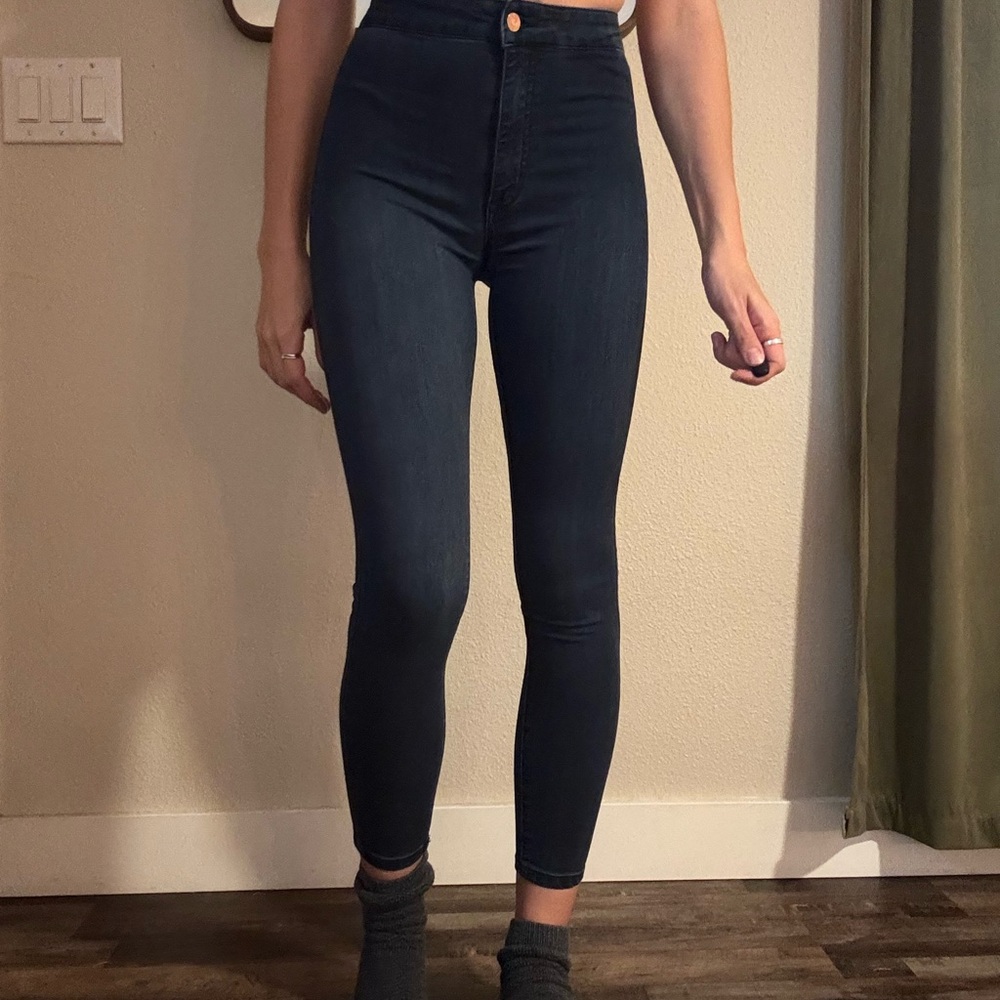 Guess High Rise Dark Blue Jeans